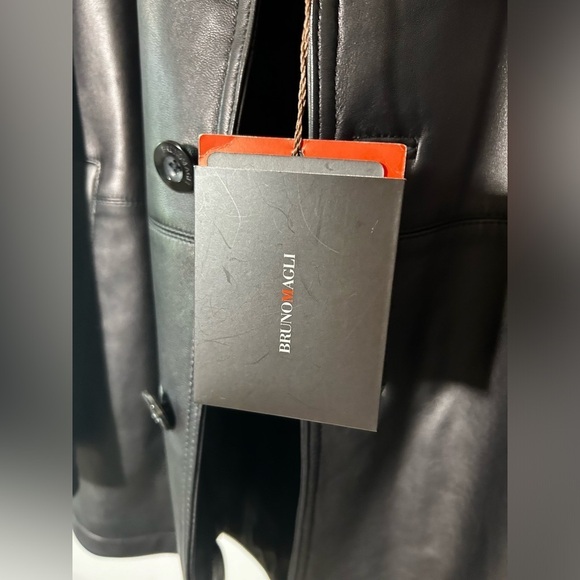 NWT Bruno Magli Leather Jacket - Picture 5 of 5